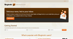 Desktop Screenshot of blogtrottr.com